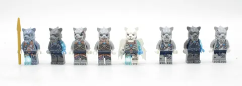 Lego Legends of Chima Minifigure Saber-Tooth Sabertooth Winner Kriger Bundle 8pcs