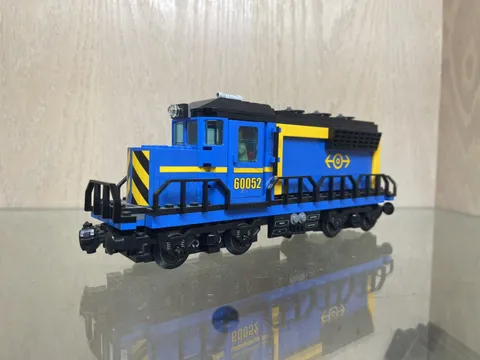 Lego City 60052 Cargo Train (Locomotive Only) Complete with Motor, Ready to Run!