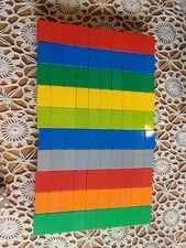 Lot of 100 Duplo Lego 2 x 2 Bricks Building Blocks Lot 1