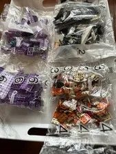 LEGO Factory Sealed Bags 1-6 Parts Lot Purple Orange Black White Technic