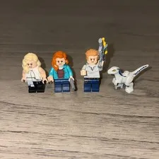 LEGO Jurassic World Minifigure Lot Claire Owen And More