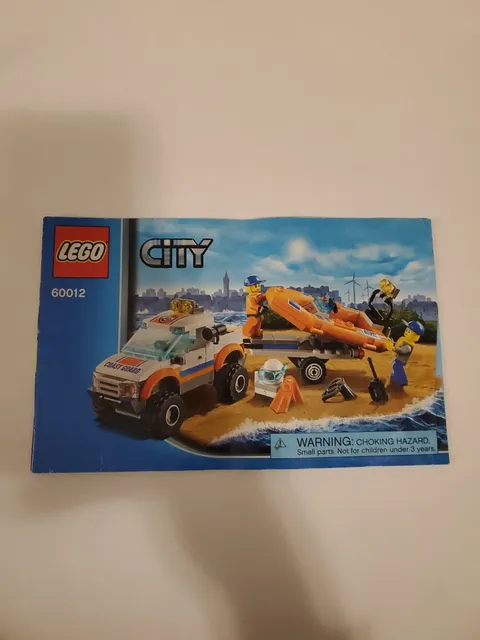 LEGO 60012 Manual ONLY Instruction Booklet LEGO City Coast Guard!!