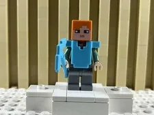 LEGO® Minecraft™ Minecraft Alex minifigure - Lego Azure Diamond Chest Plate