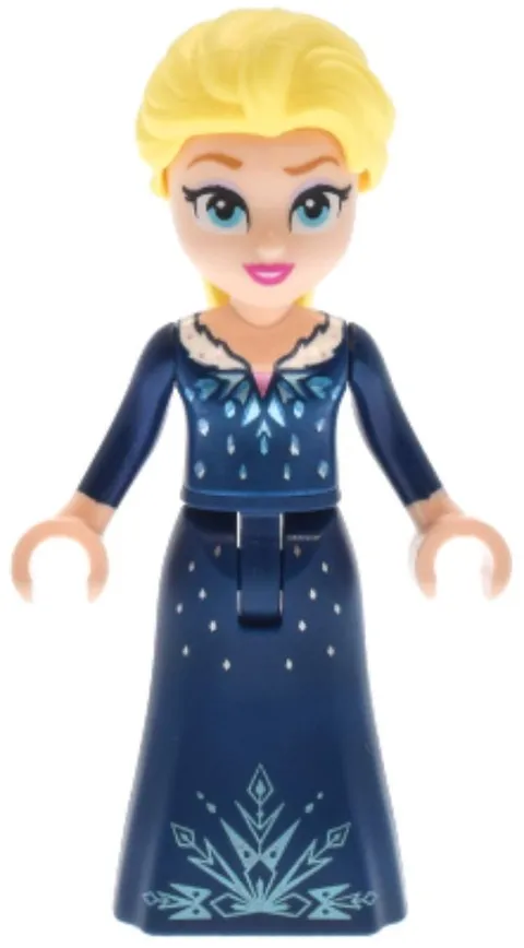 LEGO® Minifig dp211 - Elsa - Dark Blue Dress