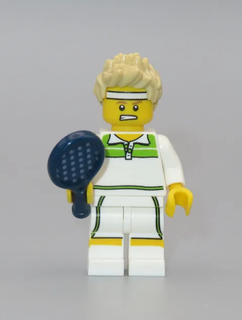 LEGO Ace Tennis Player male minifigure Collectible Series 7 CMF