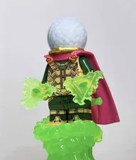 LEGO Marvel Mysterio + Accessories Custom minifigure By Diamond Customs