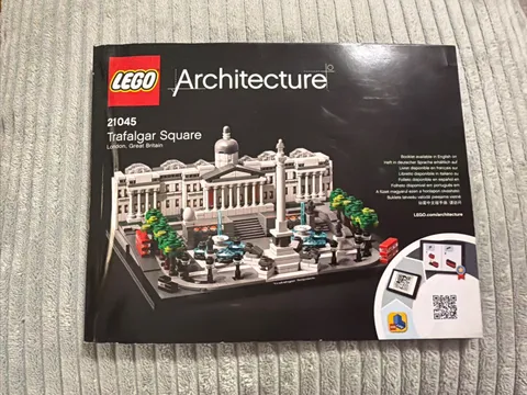 LEGO Architecture 21045 Trafalgar Square Instruction Manual Book Only