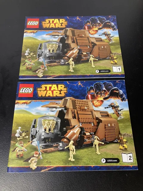 LEGO Star Wars - MTT (75058) 2014 Instruction Manuals 1-2 USED.