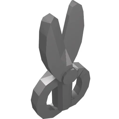 5x LEGO® Part 18920 - Minifigure, Utensil Scissors