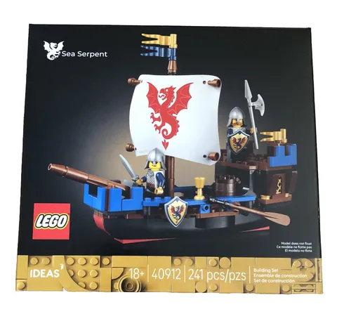 New LEGO Ideas Sea Serpent 40912 Dragons Boat Exclusive GWP Sealed