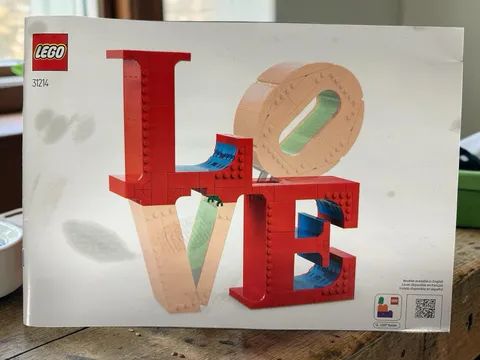 LEGO 31214 LOVE Art Set Instruction Manual Book Authentic Replacement