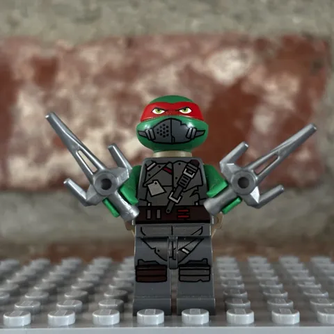 LEGO Raphael with Armor Minifigure Teenage Mutant Ninja Turtles TMNT tnt026