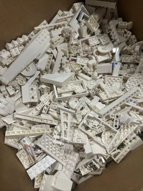 Bulk White Lego-5 pounds