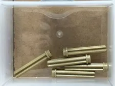 LEGO Parts - Dark Tan Technic, Axle 3L with Stud - No 6587 - QTY 5