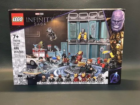LEGO Marvel Super Heroes 76216 Iron Man Armory New In Box 496 Pieces Retired Set