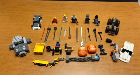 Large Lot of Loose LEGO Bricks, Parts, and Minifigure Accessories + McDonald’s