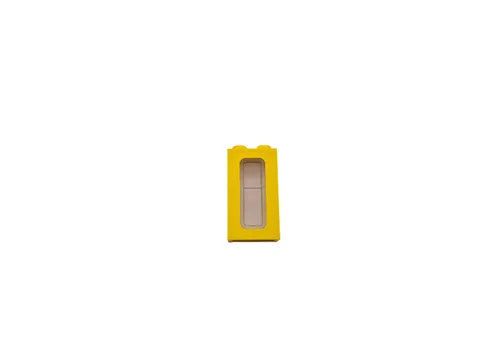 Lego® TRAIN Railway 9V 12V RC Window with Glas 2x3 SMALL YELLOW