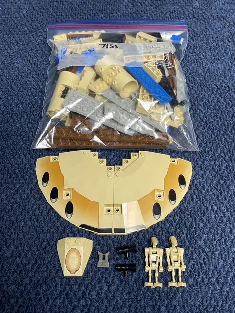 LEGO STAR WARS 7155 Trade Federation AAT 100% Complete Good Shape