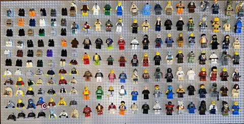 LEGO Massive Minifigure Lot - Star Wars, Ninjago, etc - 100+ with many extra!