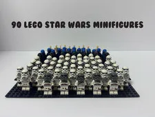 LEGO Star Wars Minifigure Lot of 90 Clone Troopers Mandalorian Imperial SW1319