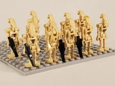 LEGO Star Wars B1 Battle Droid Lot 10 sw0001c sw0415 Commander 4 Blasters
