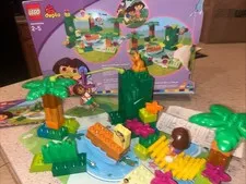 Dora The Explorer And Diego Animal Adventure Lego Set 7333 2004 Vintage Toy 95%
