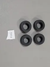 Lego Qty 4 - Black - 15413 Tire 49.5 x 20 - NEW