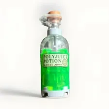 LEGO Harry Potter, “Polyjuice Potion” bottle, green/clear, printed part