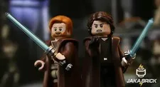 LEGO Star Wars Jaka Brick Custom ROTS Anakin Skywalker Obi Wan Kenobi Minifigure
