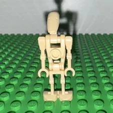 LEGO Star Wars Battle Droid Tan Minifigure Figure Plastic Age 6+ (1 Piece)