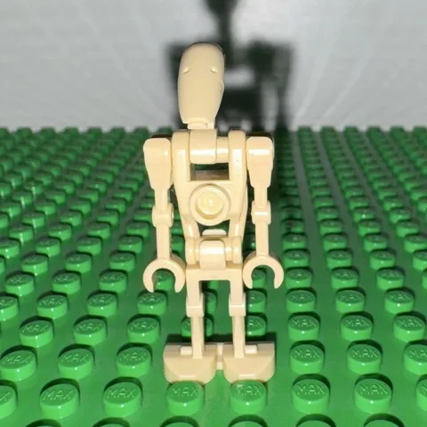 LEGO Star Wars Battle Droid Tan Minifigure Figure Plastic Age 6+ (1 Piece)