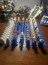 112 LEGO Star WarsMinifigure Lot2Embo,2Pre vizlsa,2 Arf trooper, White Boba fett