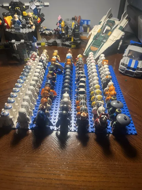 112 LEGO Star WarsMinifigure Lot2Embo,2Pre vizlsa,2 Arf trooper, White Boba fett