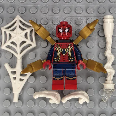 Lego Marvel Super Heroes Minifigure SH0510 Iron Spider-Man Mechanical Arms Barbs