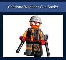 LEGO: Charlotte Webber - Sun-Spider - Spider-Man Minifig (Sealed) Box