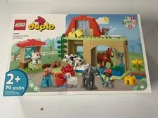 New LEGO DUPLO: Caring for Animals at the Farm (10416)  toys playset 2+