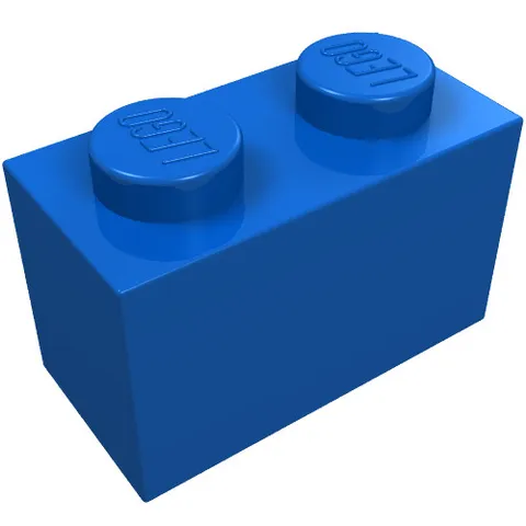 10x LEGO® Part 3004 - Brick 1 x 2