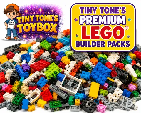 Genuine PREMIUM LEGO Builder Packs! Priced Per Pound with *FREE MINIFIGURE*