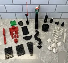 Vintage LEGO Space Police II Parts Lot Minifigure 6957 6984 6852 6897