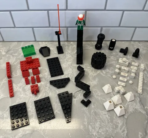 Vintage LEGO Space Police II Parts Lot Minifigure 6957 6984 6852 6897