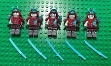 Lego Ninjago njo0518 Blizzard Warrior X5 / Samurai Minifigure  70671 70676 70684