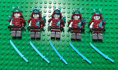 Lego Ninjago njo0518 Blizzard Warrior X5 / Samurai Minifigure  70671 70676 70684