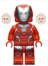 Iron man Pepper Potts as Rescue in red armor