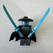 Lego Minifigure Ninjago Blizzard Sword Master + Cape 70676 70678 njo0525