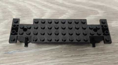 Lego 30262 Black Vehicle Base 4 x 14 x 1 2/3 Replacement Piece Part