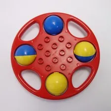 LEGO DUPLO Spinning Rattle Round Balls Red Blue Yellow Baby Toddler STEM Toy