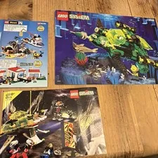 Lego 2162 Instruction Manual ONLY Hydro Reef Wrecker 1997 Lego System Plus
