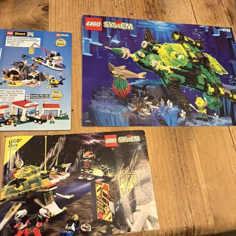 Lego 2162 Instruction Manual ONLY Hydro Reef Wrecker 1997 Lego System Plus