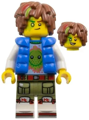 LEGO® Minifigure DREAMZzz drm053 Mateo - Z-Blob Shirt, Blue Puffer Vest