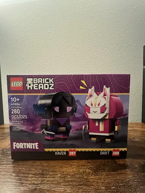 NEW LEGO Brickheadz 40884 FORTNITE Figures Drift & Raven Sealed